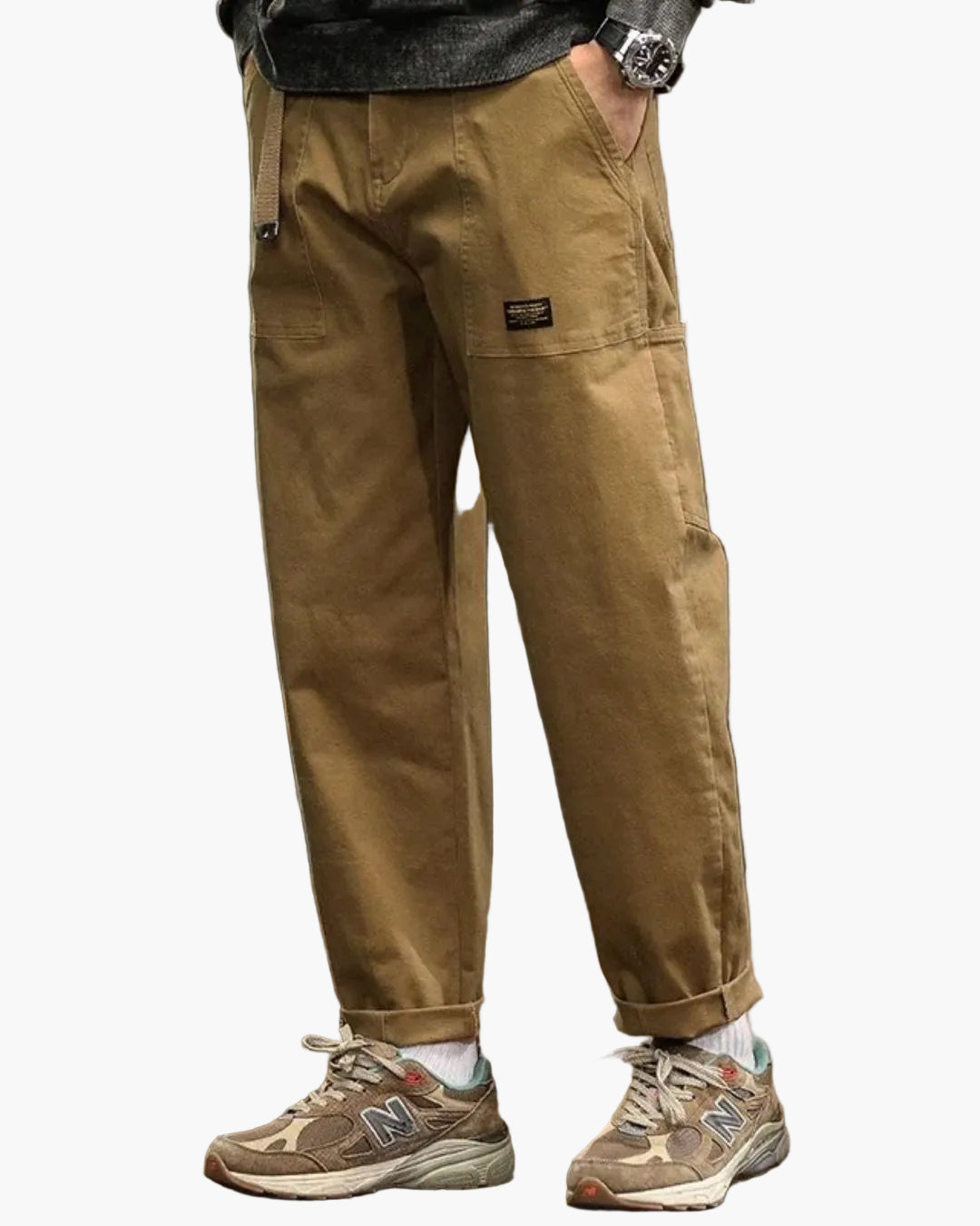 Herren Cargo-Hose mit Vintage-Look und geradem Bein – Lässige Utility-Hose für Alltag und Outdoor