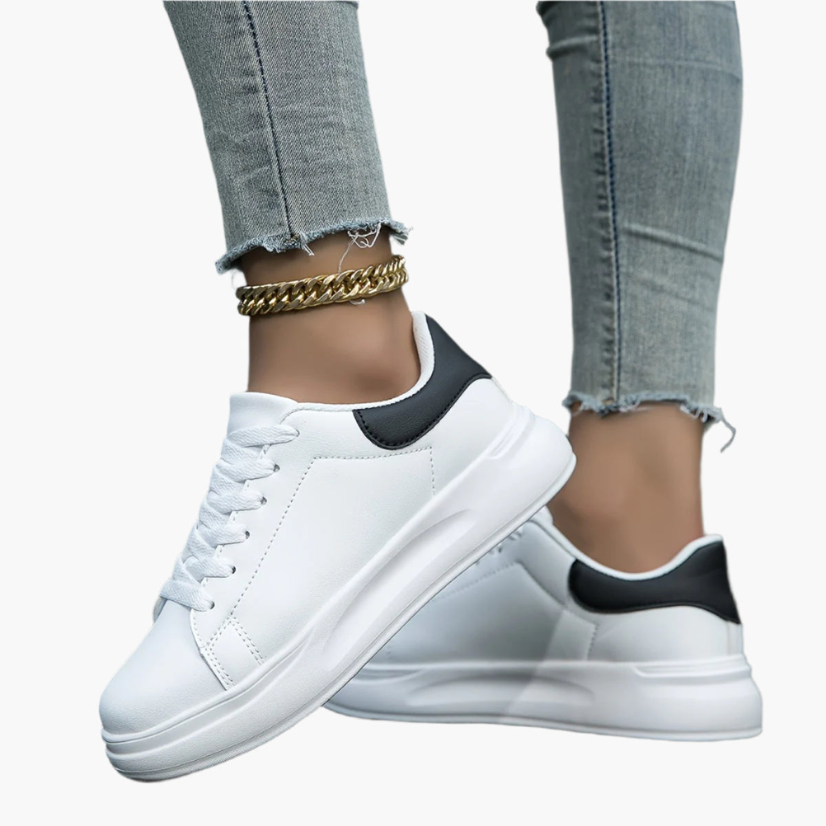 Damen Sneaker im modernen Freizeit-Design – Bequeme Alltagsschuhe für Stadt & Freizeit