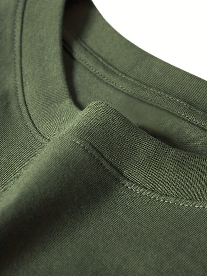 Herren Langarmshirt mit Totenkopf-Druck und Spruch