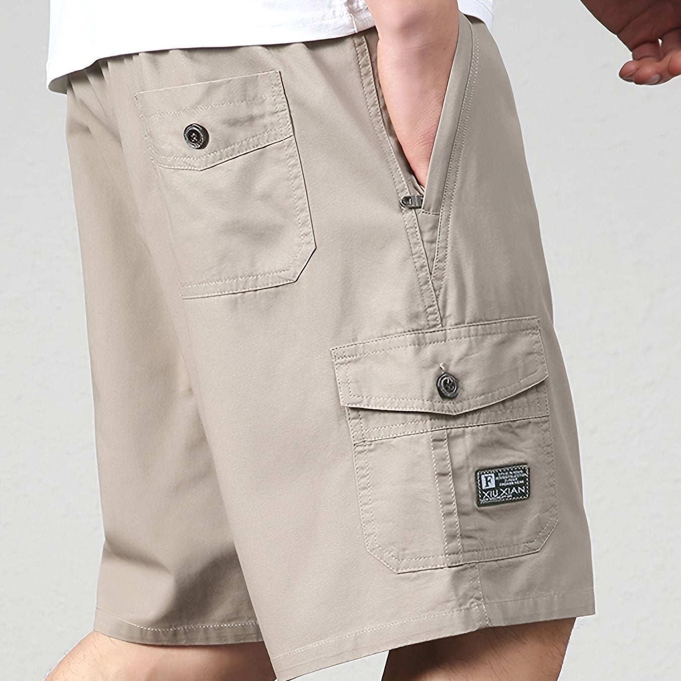 Herren Cargo-Shorts im Freizeitstil mit praktischen Taschen – Ideal für Alltag & Outdoor