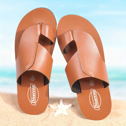 Herren Vintage Zehentrenner Sandalen – Bequeme Sommerschuhe für Freizeit & Strand