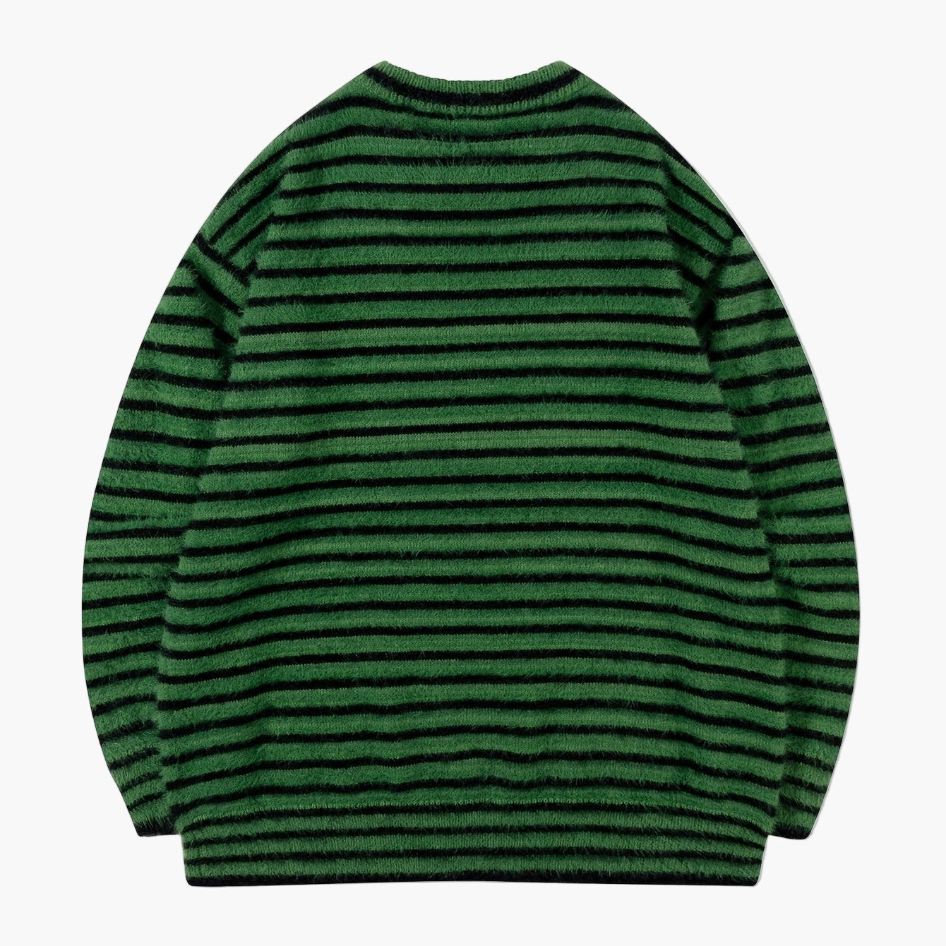 Herren Streetwear Strickpullover mit Streifen – Lockerer Stil für Herbst und Winter