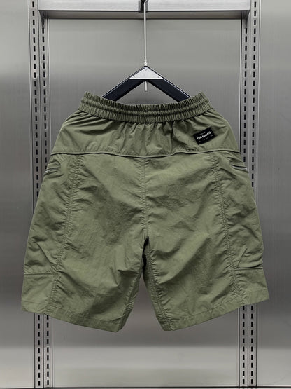 Herren Utility Cargo Shorts mit Reißverschlusstaschen – Urban Athleisure Style