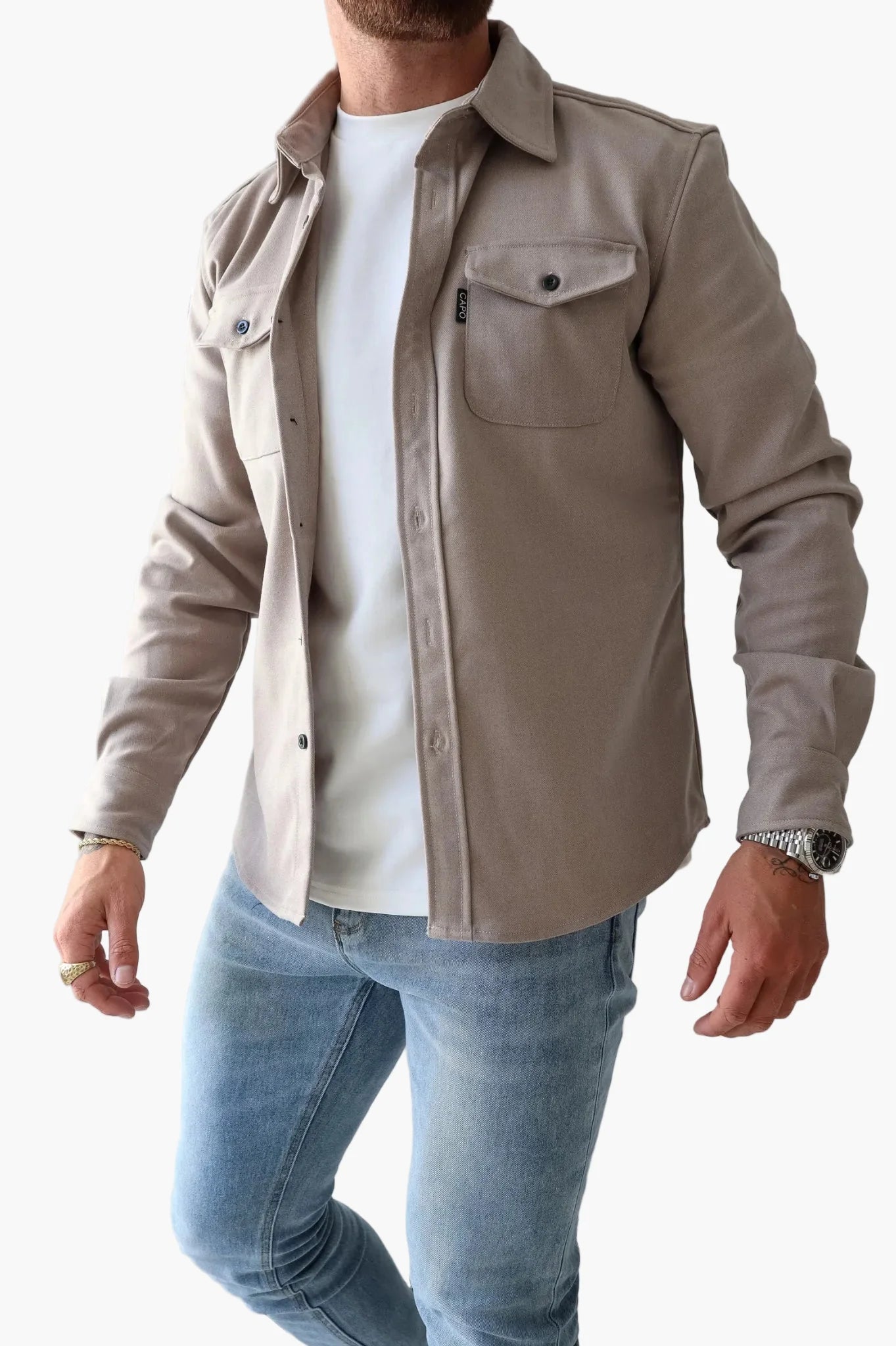 Herren Freizeit Hemd mit Brusttaschen