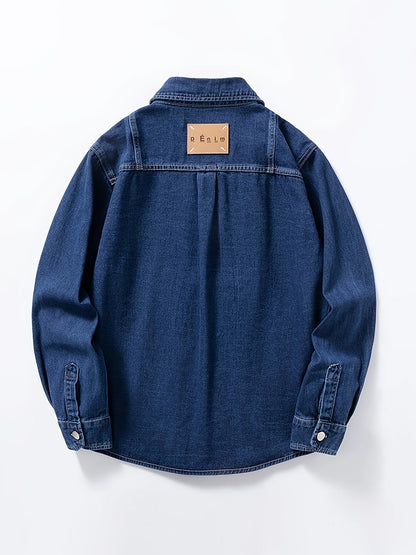 Herren Denim Overshirt – Lässiger Style für Alltag & Freizeit
