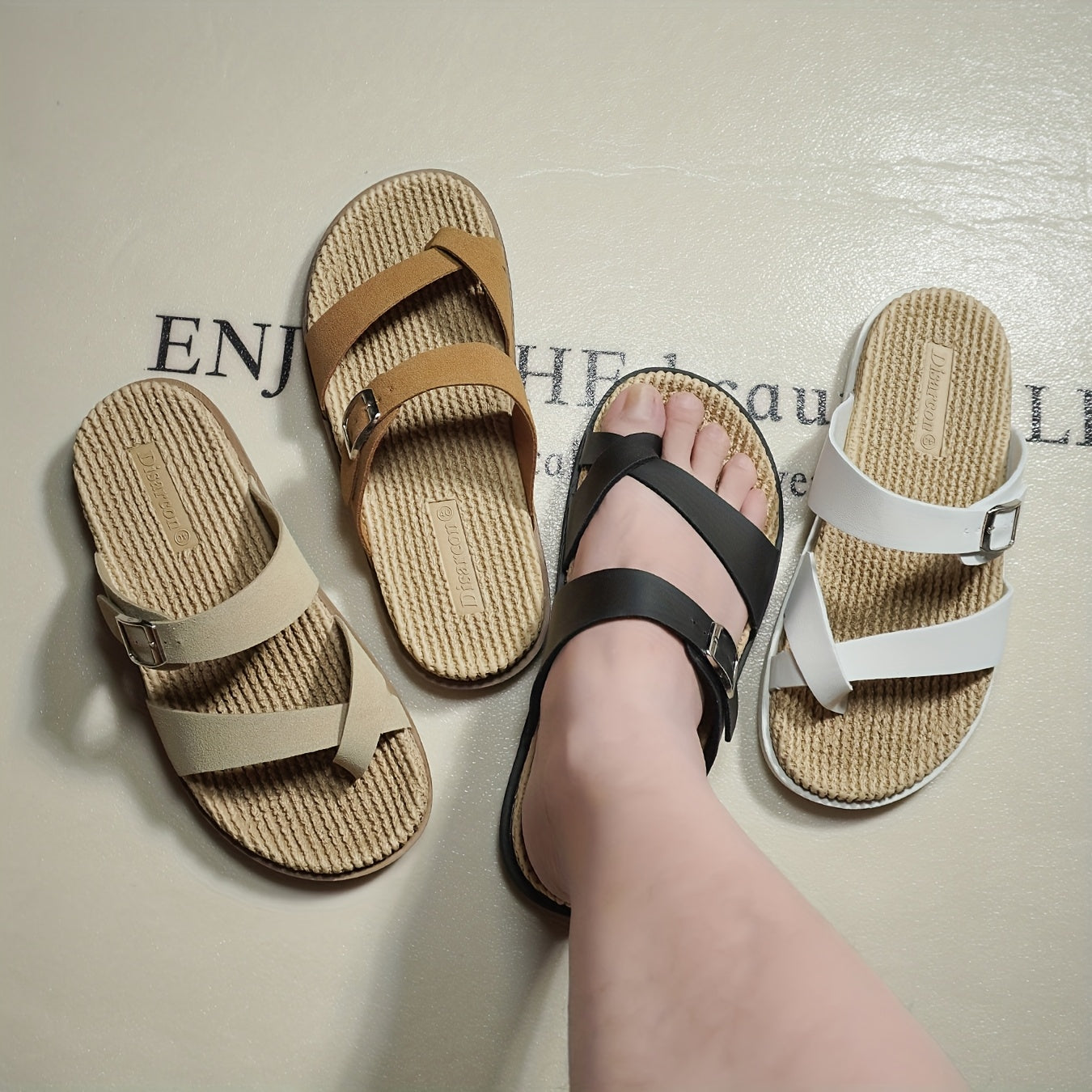 Herren Sandalen mit Zehenschlaufe und breiten Riemen – Bequeme Freizeitschuhe für Alltag, Strand & Urlaub