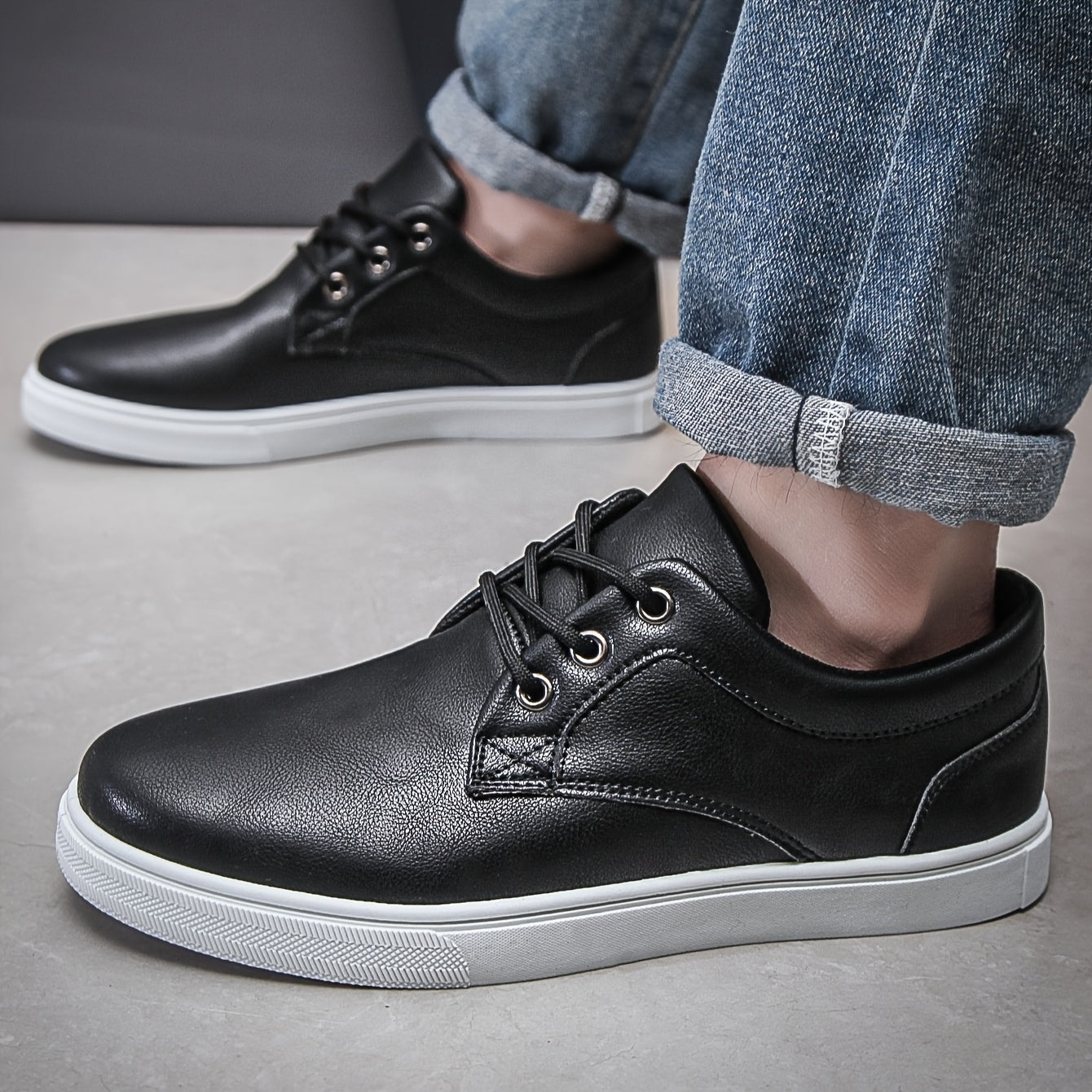 Herren Freizeitschuhe im sportlichen Derby-Stil für Alltag und Büro