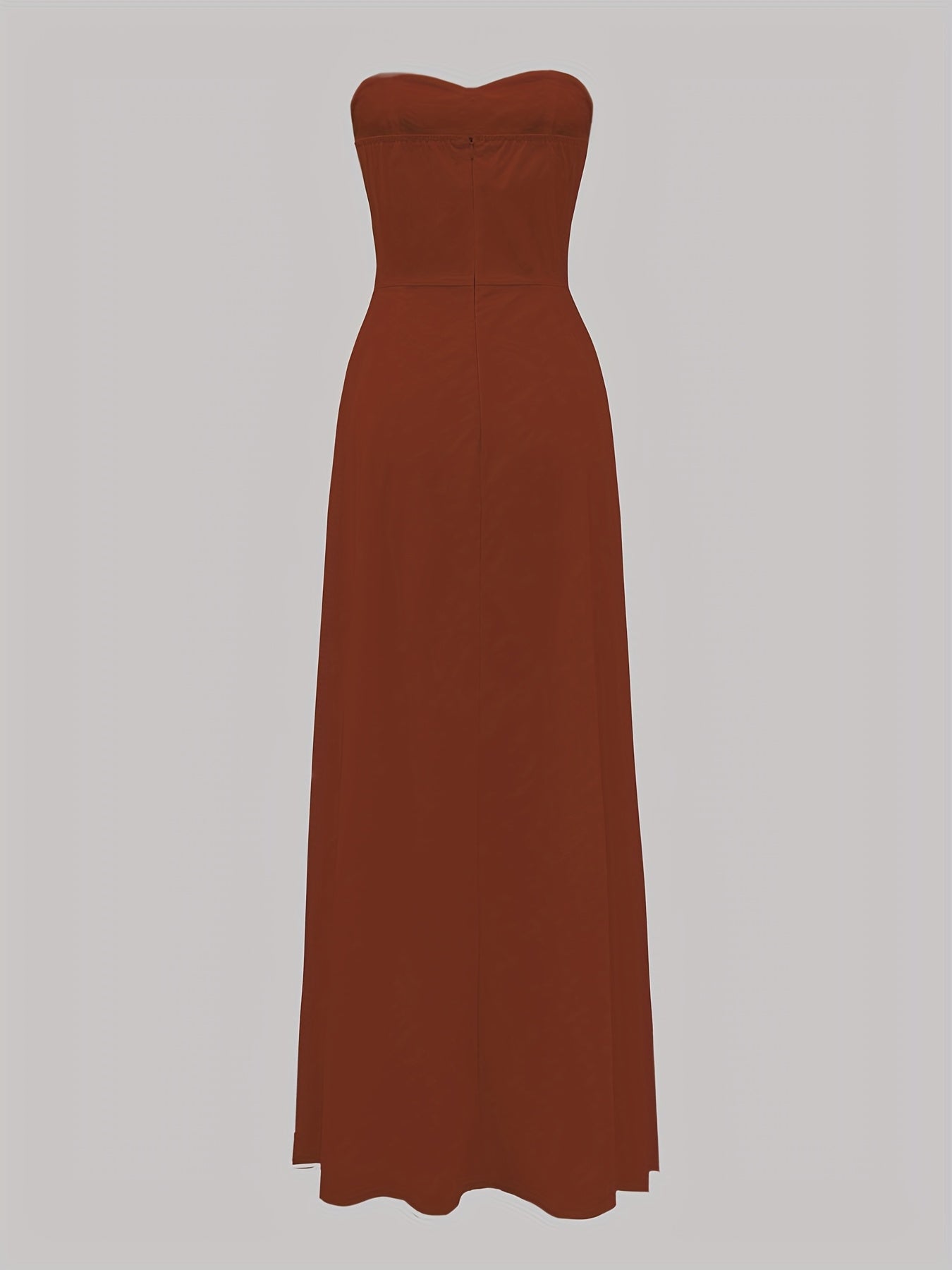 Damen Elegantes Abendkleid mit Bandeau-Design und Knopfleiste – Perfekt für festliche Anlässe
