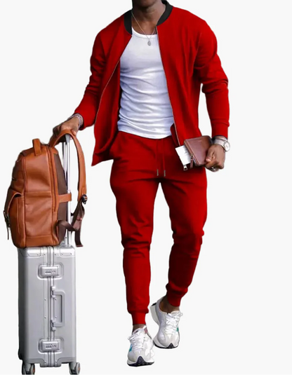 Herren Sportlicher Trainingsanzug Set – Modernes Freizeit-Outfit für Sport, Reisen & Alltag