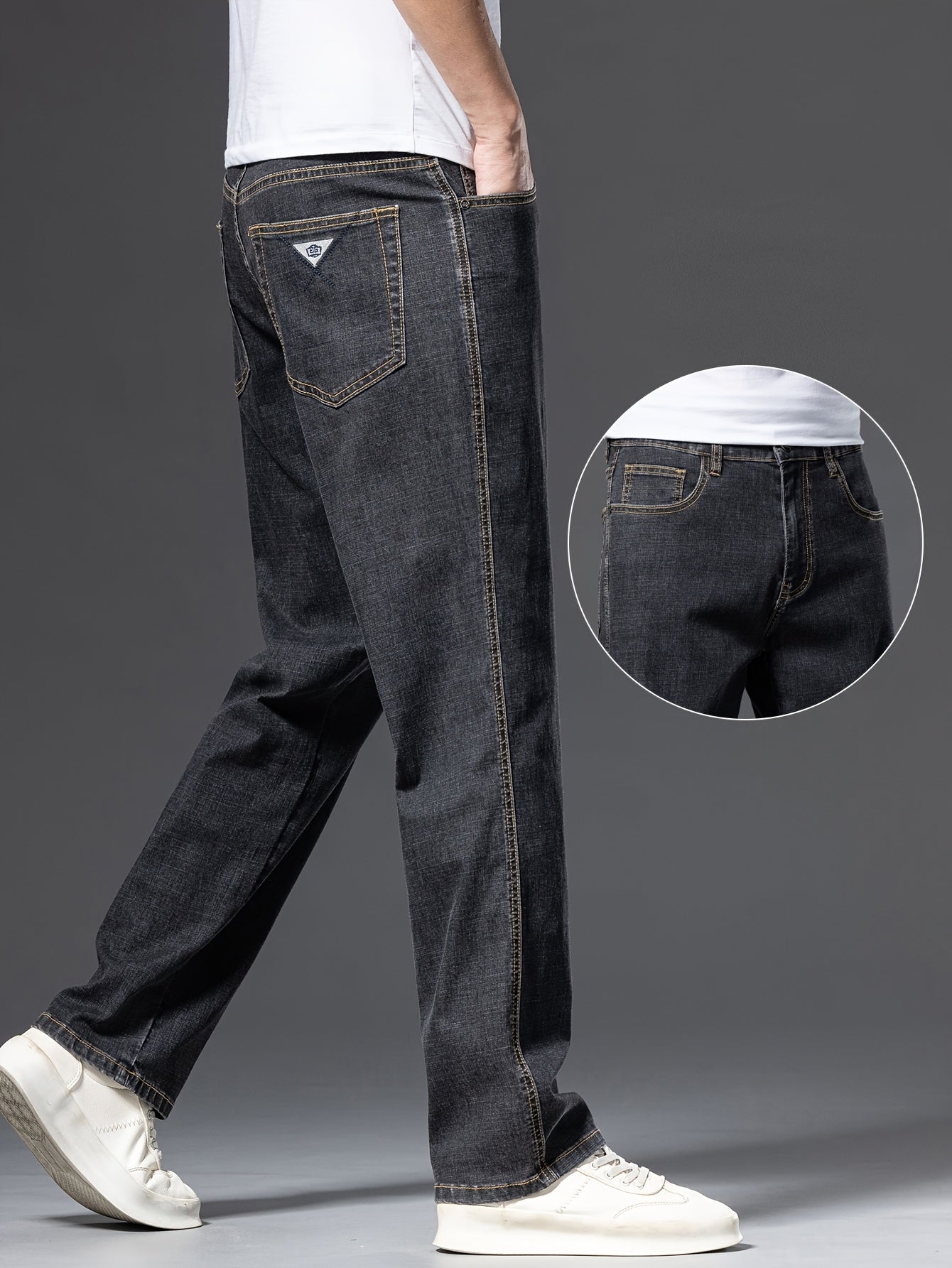 Herren Gerade Jeans im Casual Look – Bequeme Freizeitjeans für den Alltag