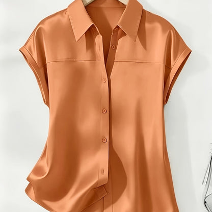 Damen Bluse mit Kragen und Knopfleiste – Eleganter, Zeitloser Stil für Büro und Freizeit