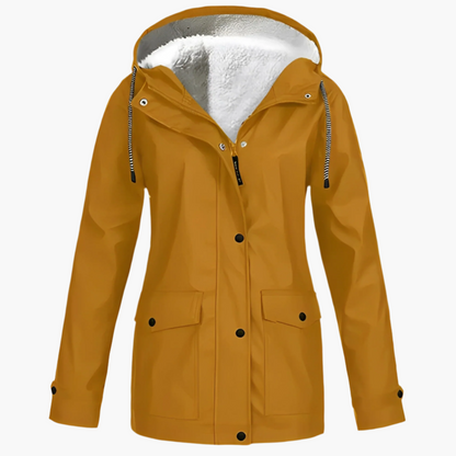 Damen Outdoorjacke mit Kapuze – Wind- und Wetterfest