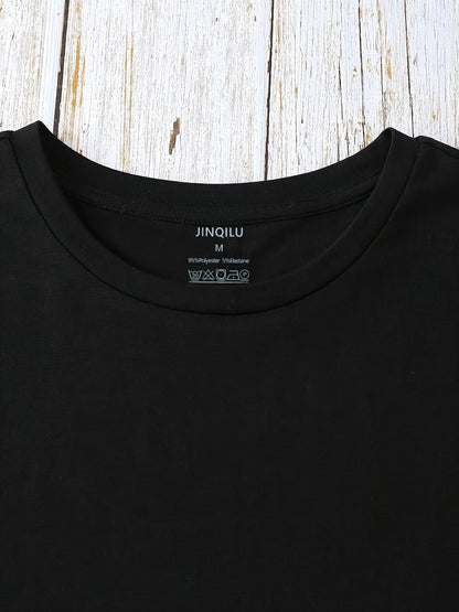 Damen T-Shirt mit floraler Boho-Feder Grafik – Modisches Freizeitshirt für Frühling und Sommer