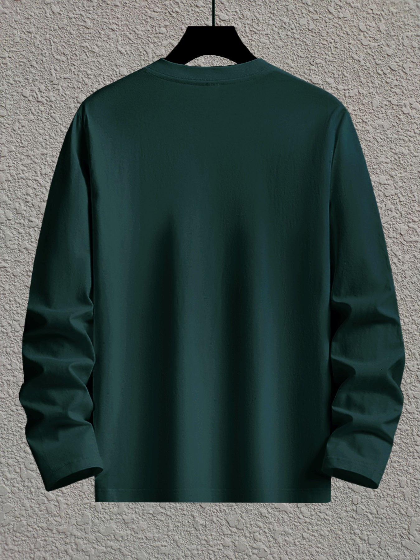 Unisex Langarmshirt mit Rundhalsausschnitt und Berg-Print