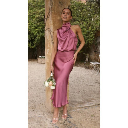 Gabrielle – Ärmelloses Halterneck-Kleid für Damen