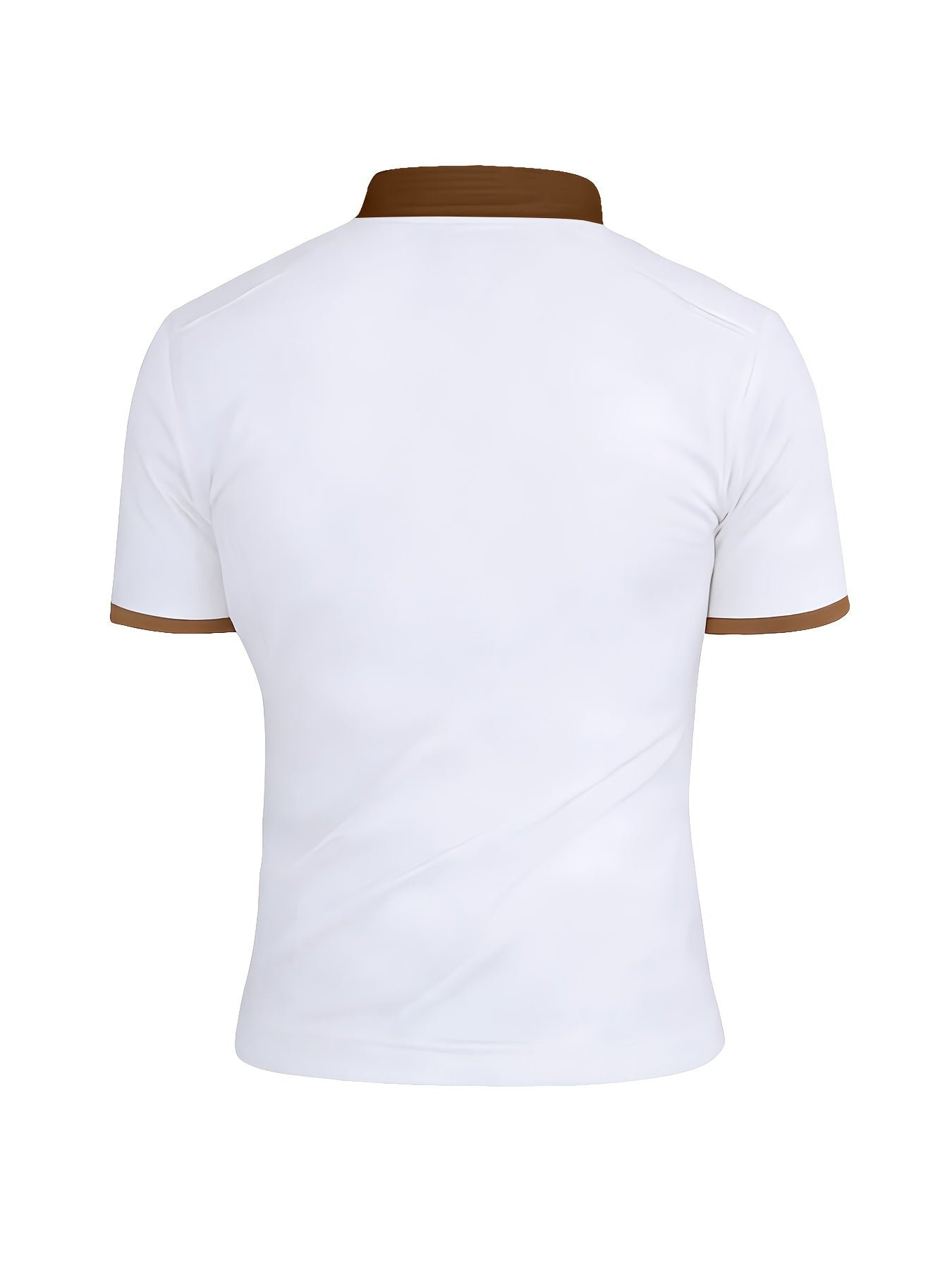 Herren Poloshirt mit modernem Stehkragen und Brusttasche – Stilvolles Freizeit- und Business-Oberteil