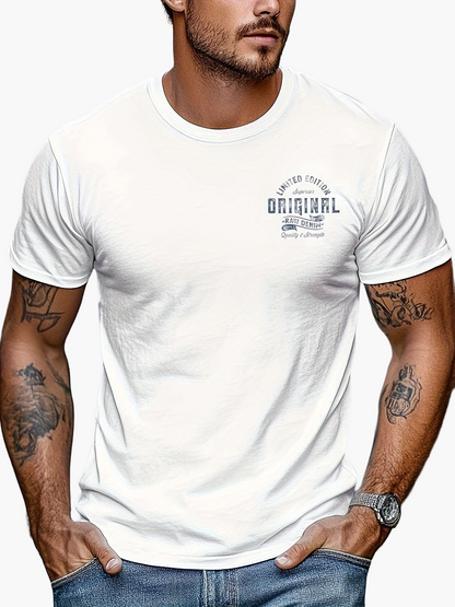 Herren T-Shirt Casual Streetwear mit Vintage-Print "Original Limited Edition" – Perfekt für Alltag und Freizeit