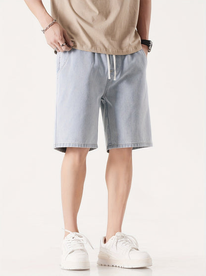 Herren Denim Shorts Lockerer Schnitt für Freizeit und Alltag