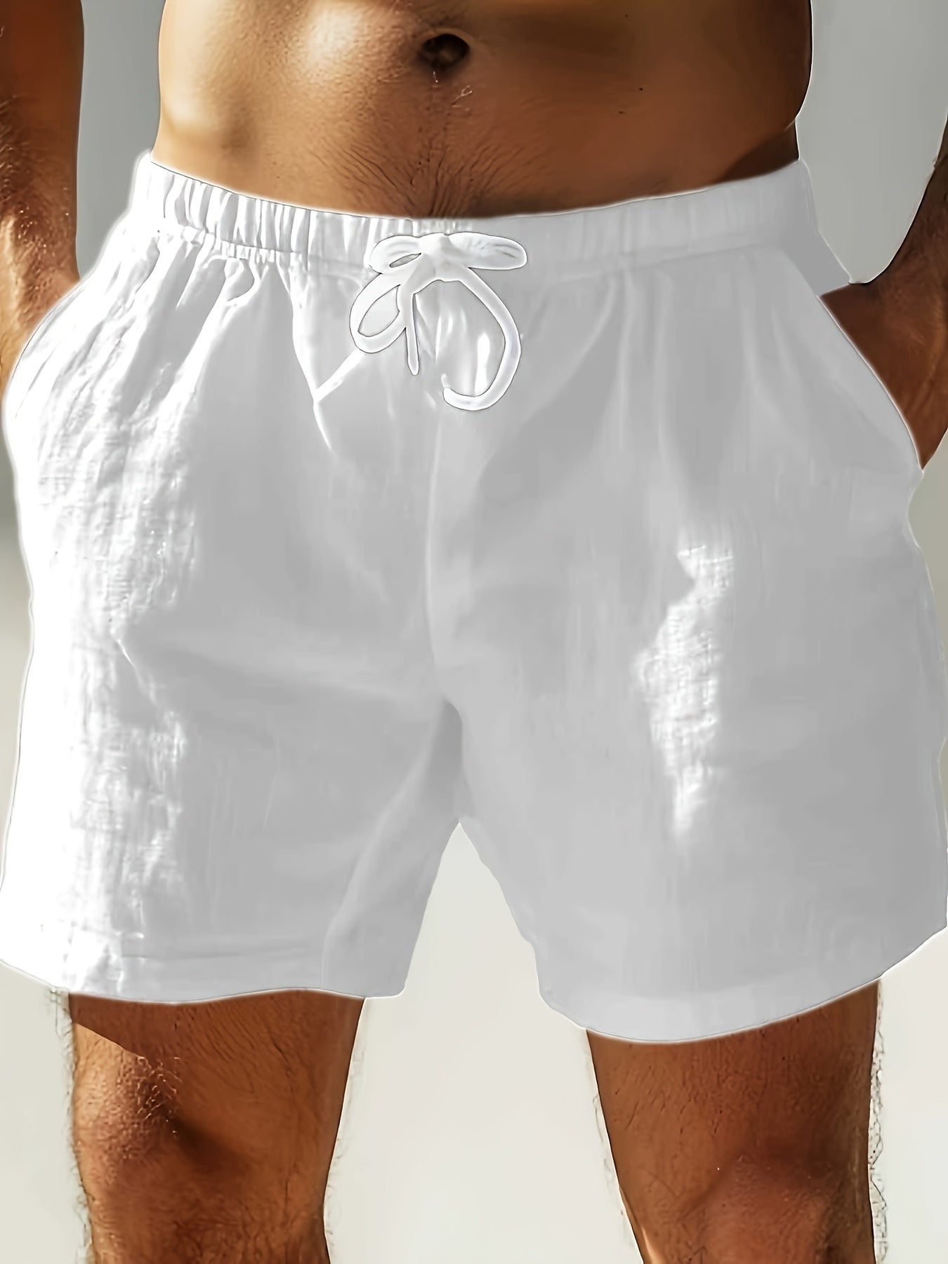 Herren Badeshorts mit Kordelzug – Bequeme Freizeithose für Strand & Sport