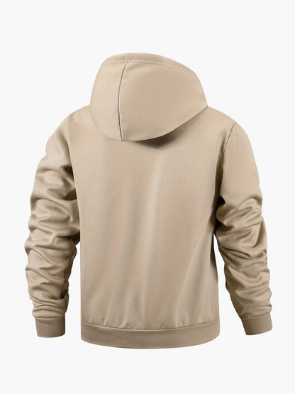 Herren Fleece Gefüttertes Hoodie Jogginganzug Set – Lässiger Style für Herbst & Winter