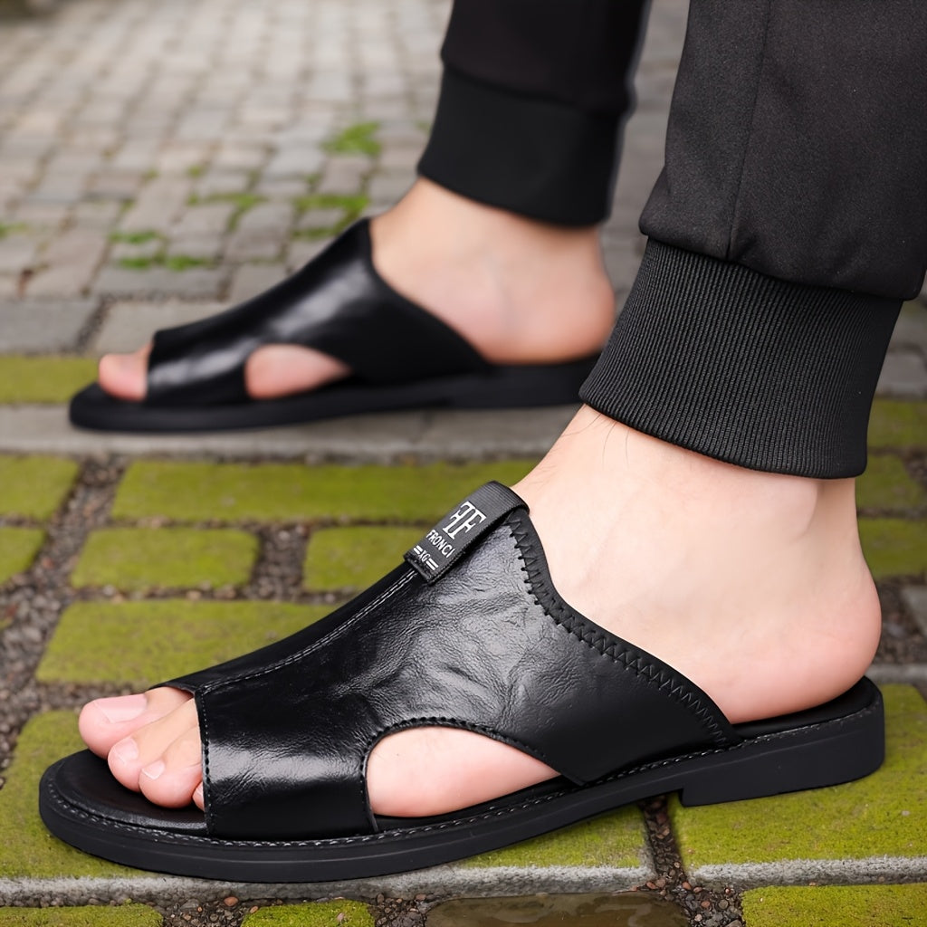 Herren Komfort Slip-On Sandalen – Casual Outdoor Pantoletten für Freizeit und Alltag
