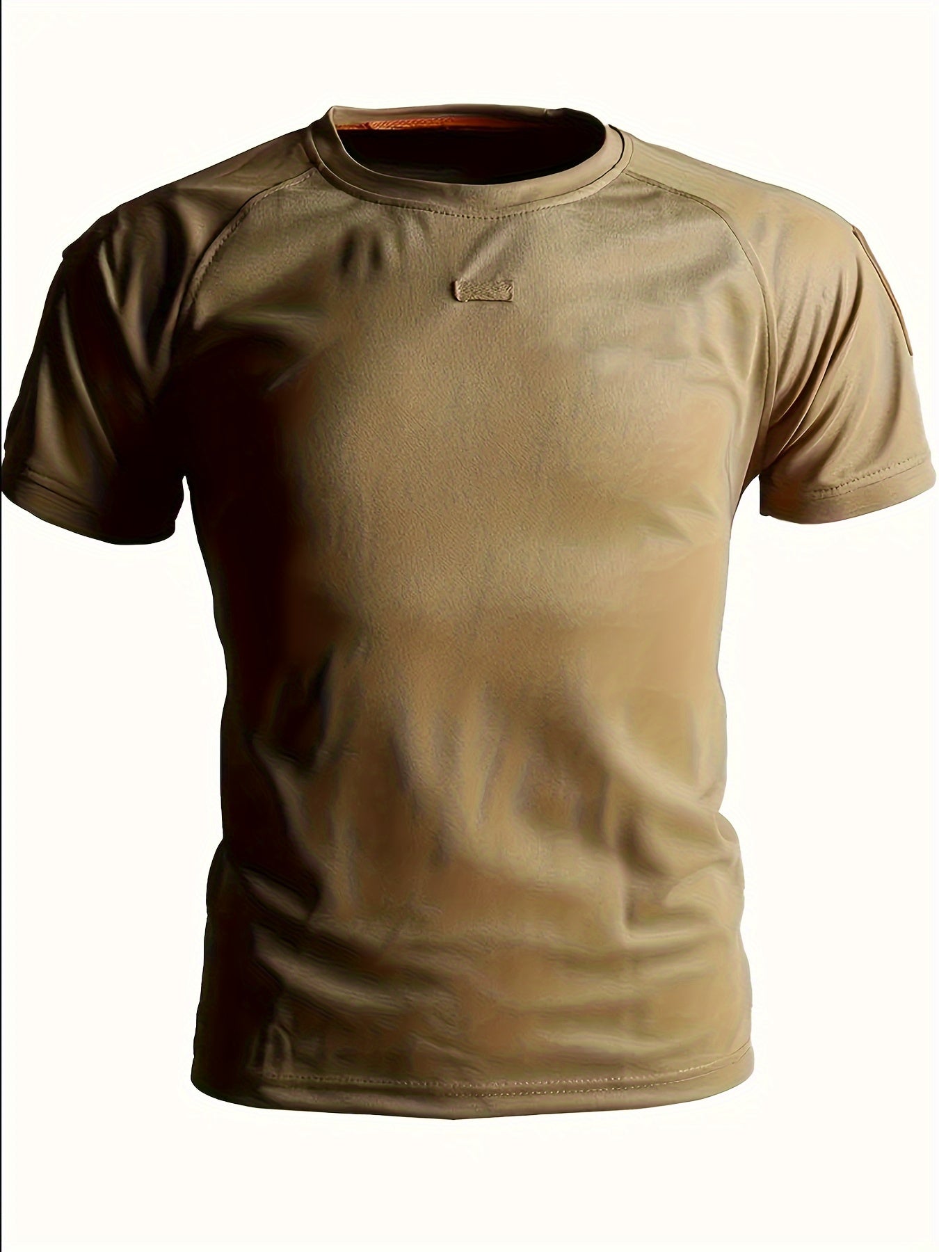 Herren Taktisches Kurzarmshirt mit Schultertaschen und Patchflächen – Funktionales Outdoor- und Einsatzshirt