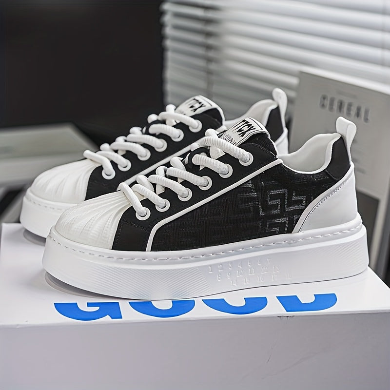 Herren Sneaker mit Plateau und modernem Design – Streetstyle Freizeitschuhe