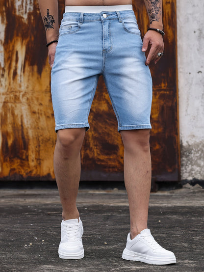 Herren Jeans Shorts im Skinny Fit – Modische Freizeit-Basics für den Sommer