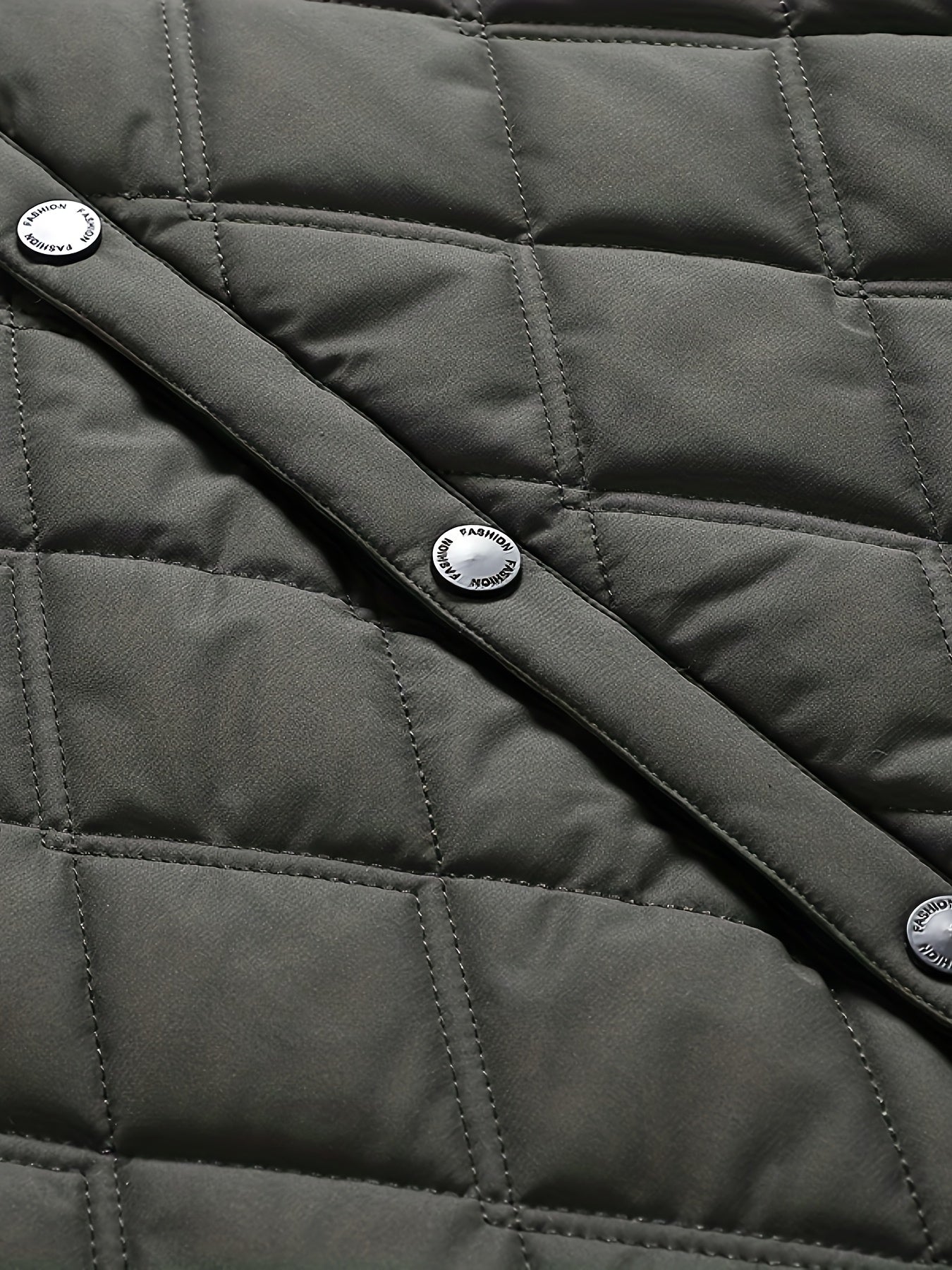 Herren Steppjacke – Eleganter Business- und Freizeitstil, Übergangsjacke mit Rautensteppung