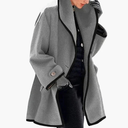 Damen Oversize Veganer Wollmantel – Moderner Wintermantel für stilbewusste Frauen
