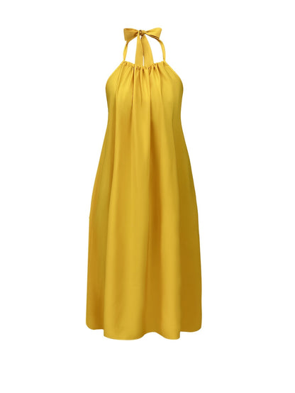 Damen Maxikleid mit Rückenfrei und Neckholder – Elegantes Sommerkleid für besondere Anlässe