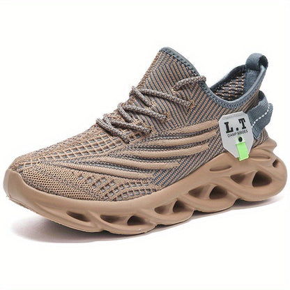 Herren Sneaker Sportliche Laufschuhe mit Atmungsaktivem Design und Modischer Sohle