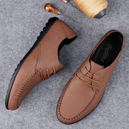 Herren Mokassins Freizeit-Slipper Komfortschuhe für Alltag und Büro
