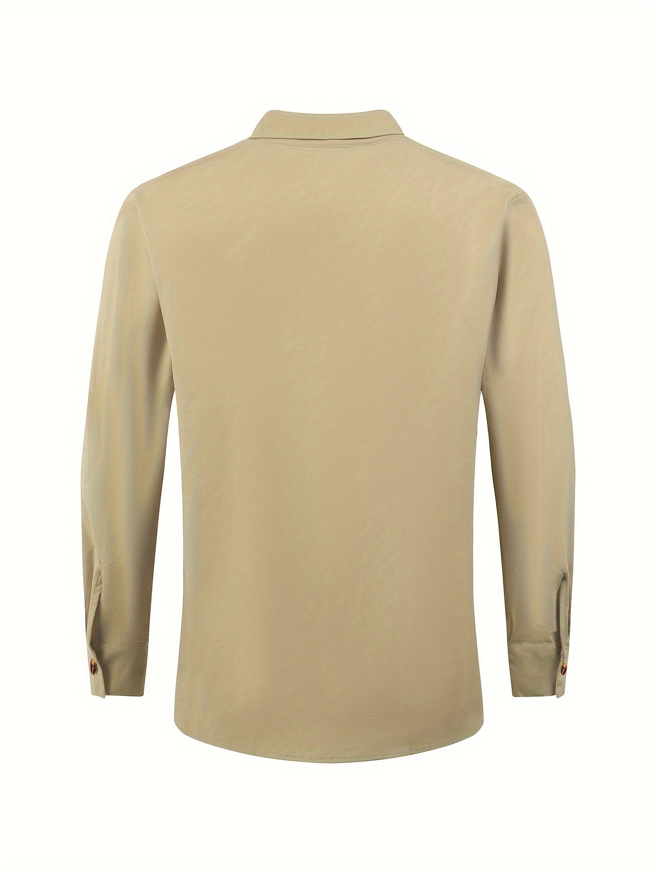 Herren Stehkragen Hemd Modern Vintage Stil Freizeit Business