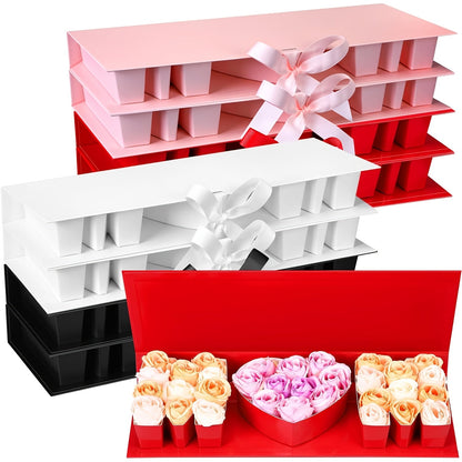 Muttertag Geschenkbox mit Rosen und Schmetterlingen – Elegante Dekoration und Präsentationsbox für Damen