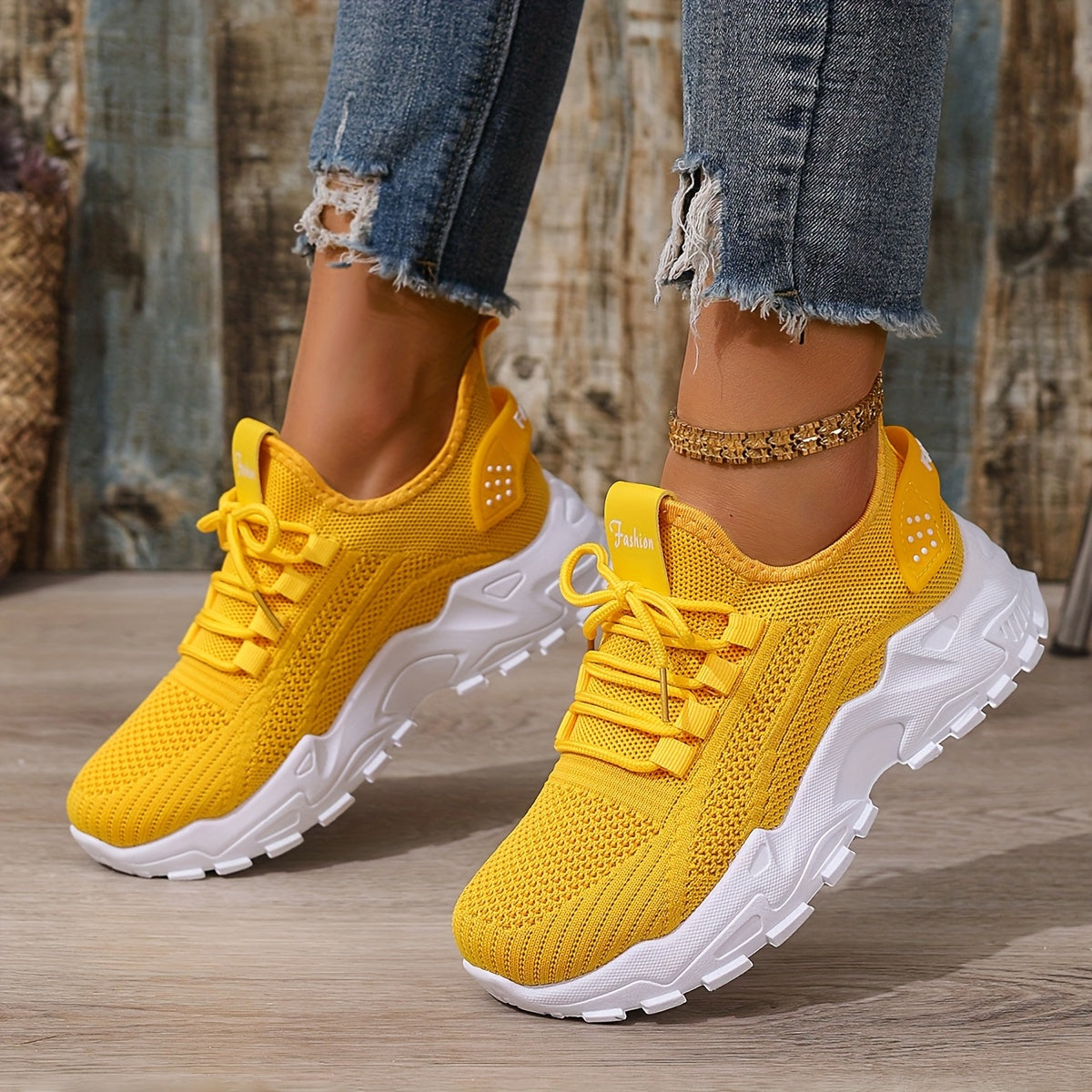 Damen Sneaker Sportlich Bequem Alltag Freizeit Trendige Turnschuhe
