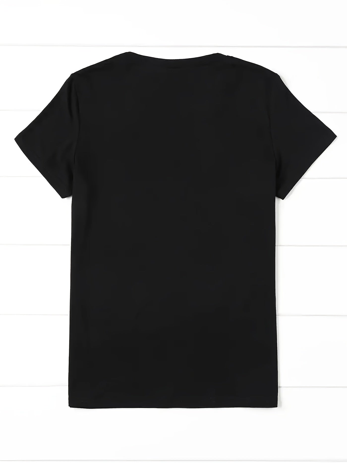 Damen T-Shirt mit Herzblumen-Design – Modisches Casual Shirt für Alltag & Freizeit