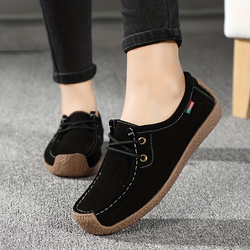 Damen Freizeitschuhe – Bequeme Mokassin-Slipper im Casual-Stil für Alltag und Büro