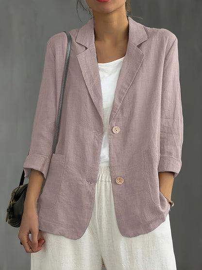 Damen Blazer im lässigen Business-Stil – Eleganter Freizeit-Jacke für Büro und Alltag