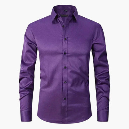 Herren Businesshemd Slim Fit – Elegantes Langarmhemd für Büro & Freizeit