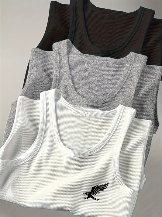 Herren Tanktop 3er-Pack – Sportlich, Lässig, Vielseitig für Fitness & Alltag