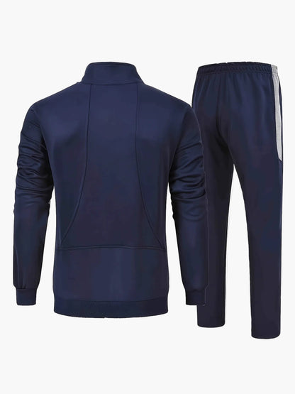 Herren Trainingsanzug Set Sportlich Freizeit Jogginganzug