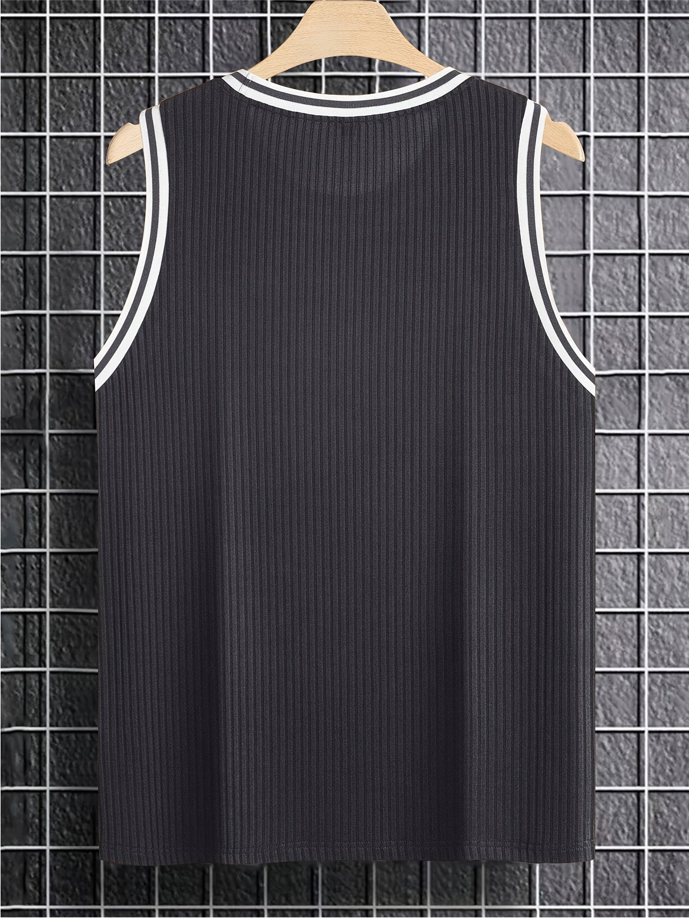 Herren Sportliches Tanktop mit Kontrast-Details – Athletischer Look für Freizeit und Training