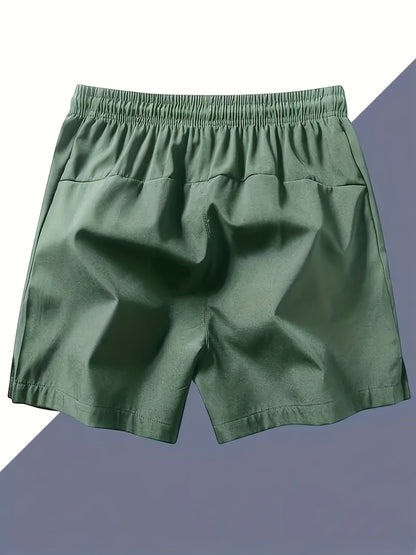 Herren Sport Shorts mit elastischem Bund und Seitentaschen – Trainings- und Freizeithose