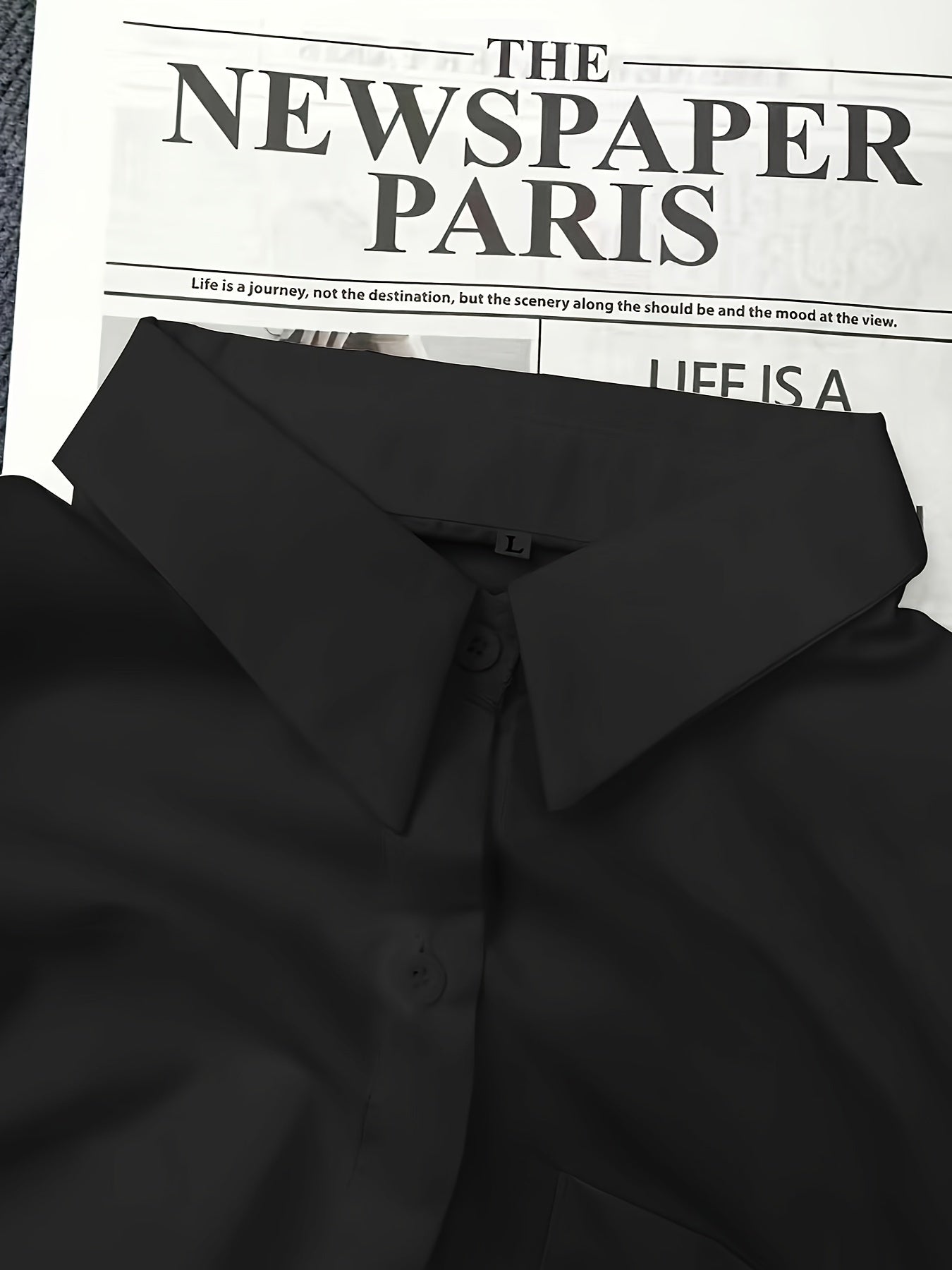 Damen Oversize Hemdblusenkleid mit lässigem Layer-Look – Ideal für Alltag und Büro