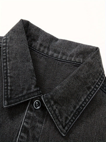 Herren Jeansweste im lässigen Streetwear-Stil – Ideal für Alltag und Freizeit