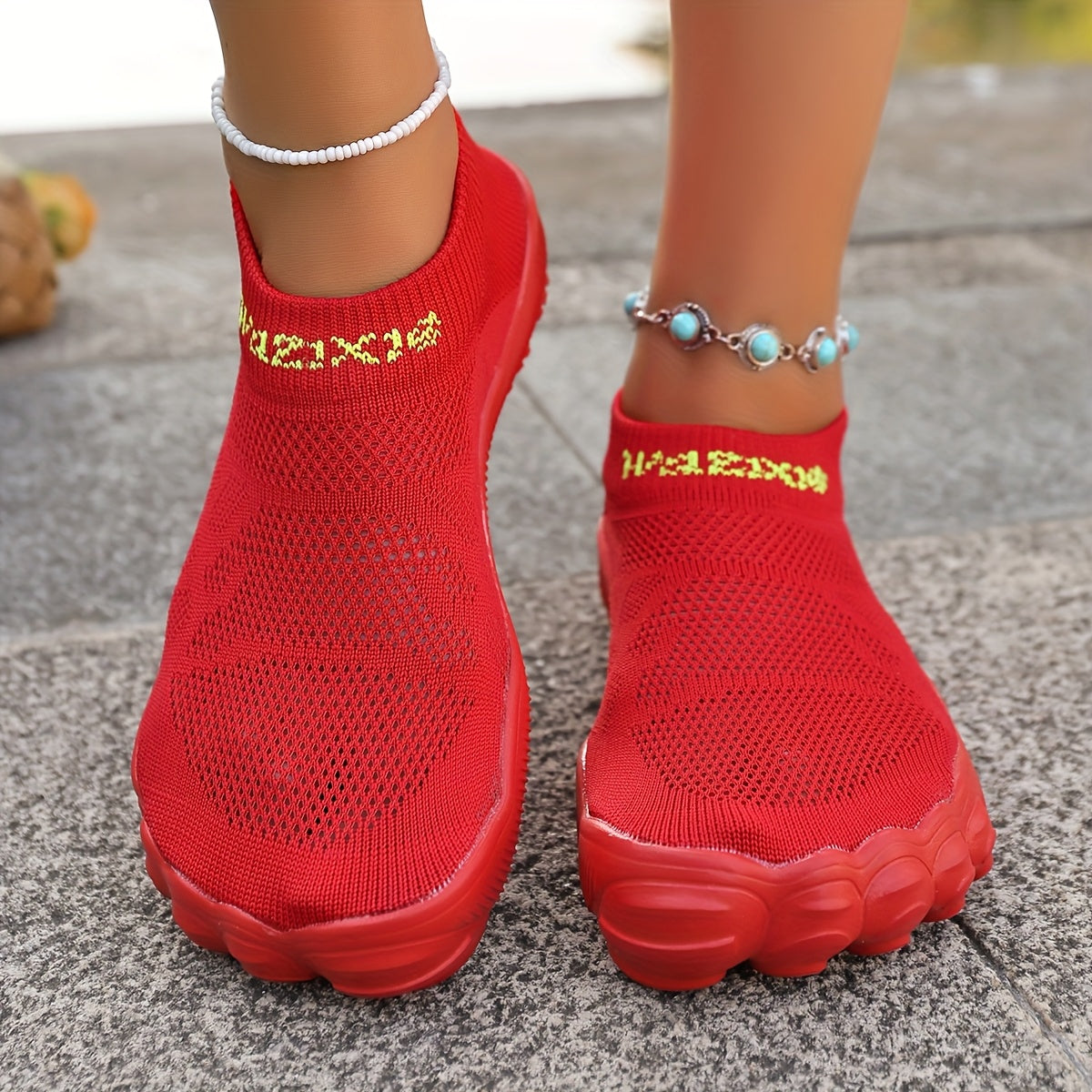 Damen Slip-On Sportliche Sneaker für Alltag & Fitness – Bequeme Atmungsaktive Laufschuhe