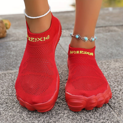 Damen Slip-On Sportliche Sneaker für Alltag & Fitness – Bequeme Atmungsaktive Laufschuhe