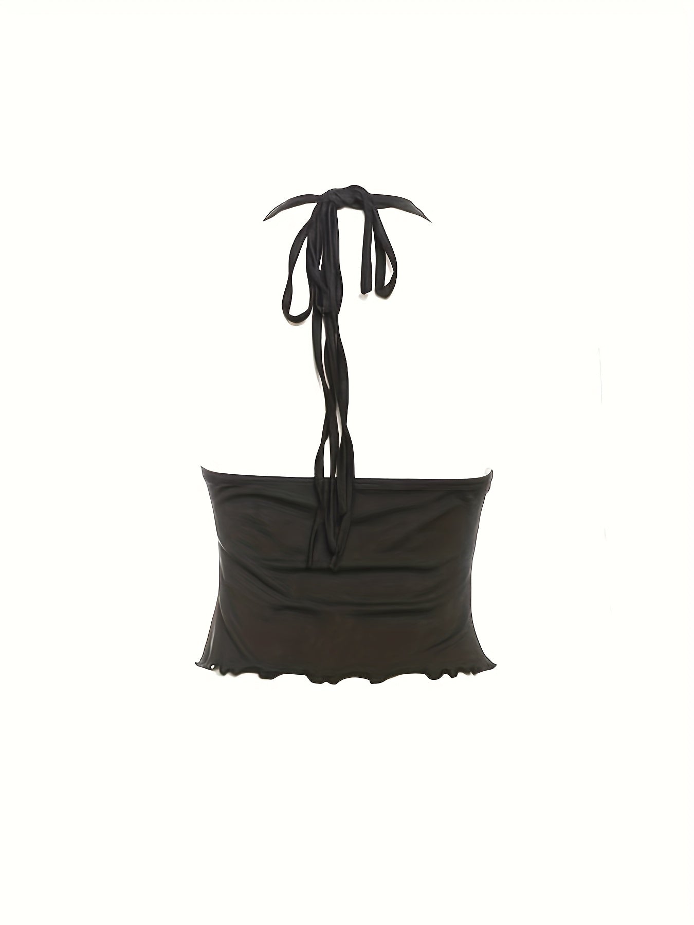 Damen Cut-Out Halter Top mit Ring-Detail – Trendiges Party- und Ausgehoberteil