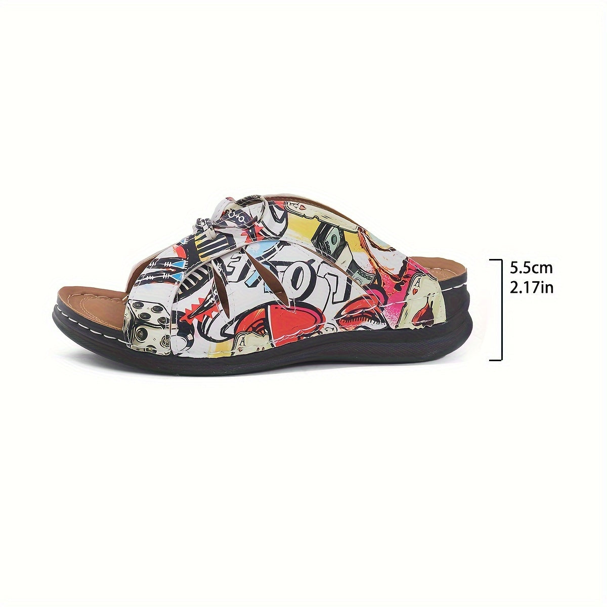 Damen Komfort-Sandalen mit Schleife – Bequeme Sommerschuhe für Alltag und Freizeit
